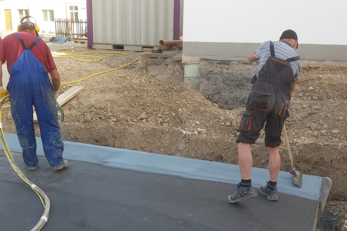 Brick,Patio,Area,Flooded,After,Heavy,Rain,Due,To,A