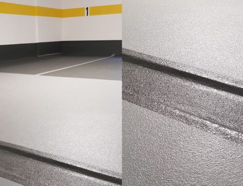 Musterbeispiel für eine fertig sanierte Tiefgarage